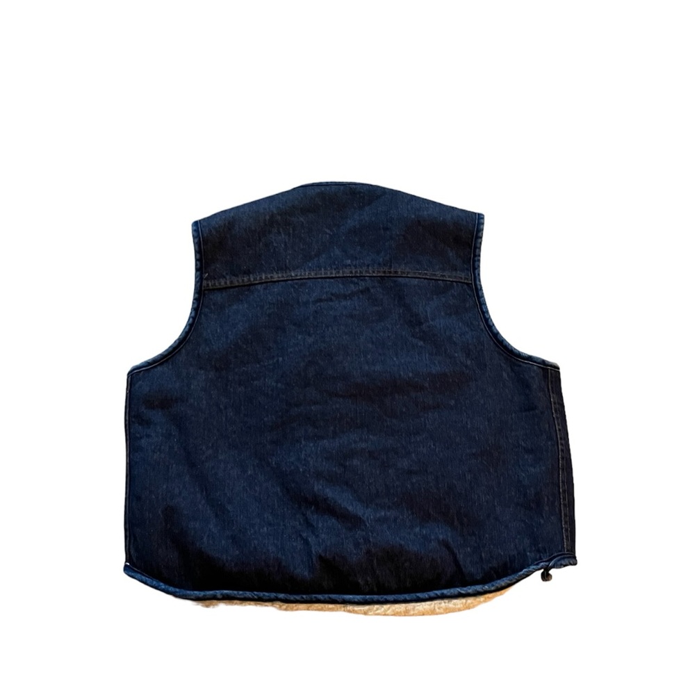 Genuine Roebucks Vintage 1970’s Sherpa Denim Vest